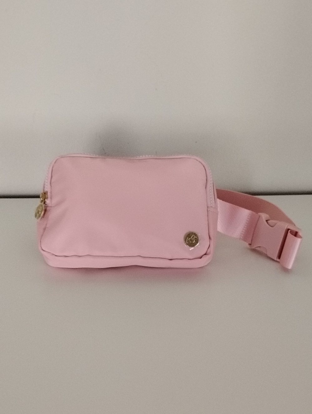 Pink Nylon Belt Bag